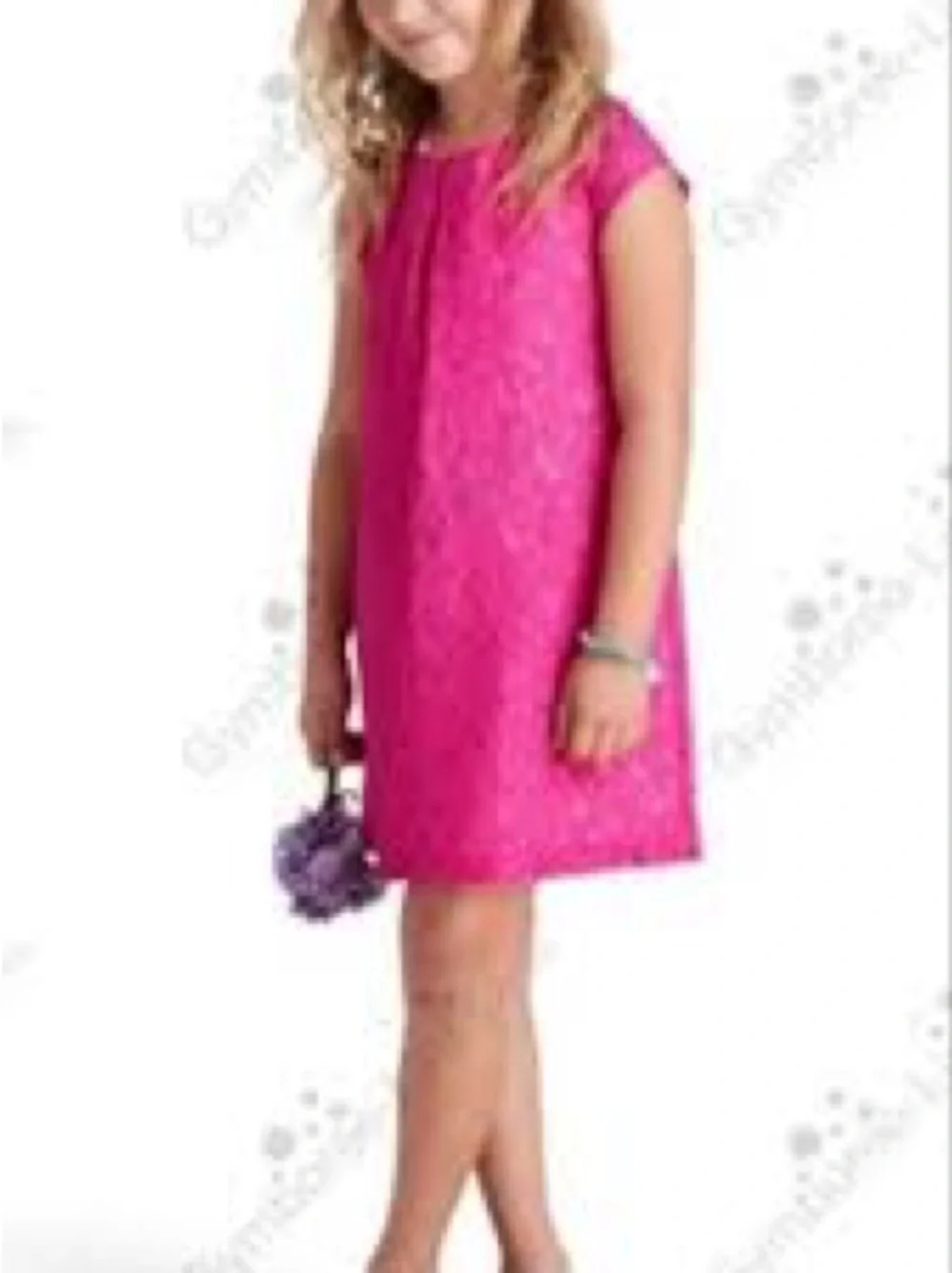 Dressd up by Gymboree Hot Pink Lace Dress - Kid's Party Dress / Size 5